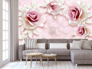 Фотообои керамические розы - 3