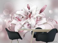 Фотошпалери Лілії 3д - 1