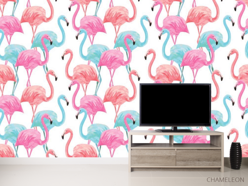 Фотообои Фламинго - 2