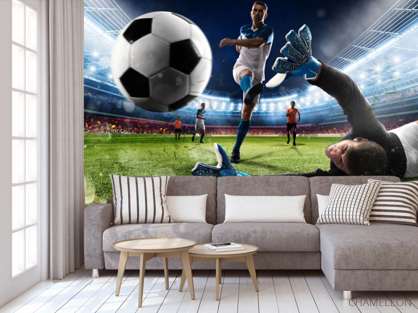 Фотообои Игроки на футбольном поле - 3