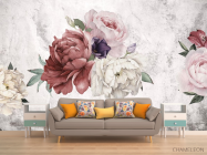 Фотообои Винтажные пионы - 1