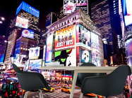 Фотошпалери Рух нічного міста - 1