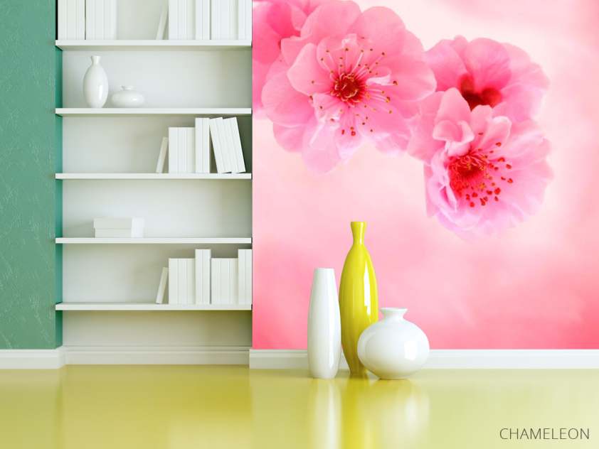 Фотообои Нежно-розовые цветы - 3