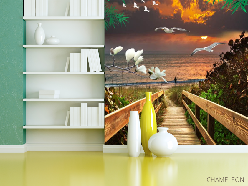 Фотошпалери Сходи на море - 3