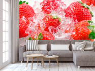 Фотообои Клубника во льду - 3