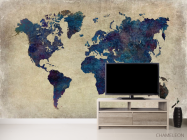 Фотообои Карта винтажная - 2