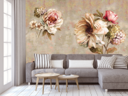Фотообои Винтажные цветы - 3