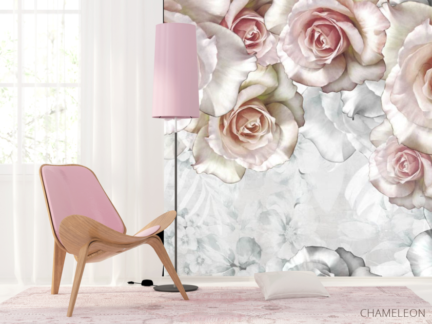 Фотошпалери Об'ємні троянди - 4