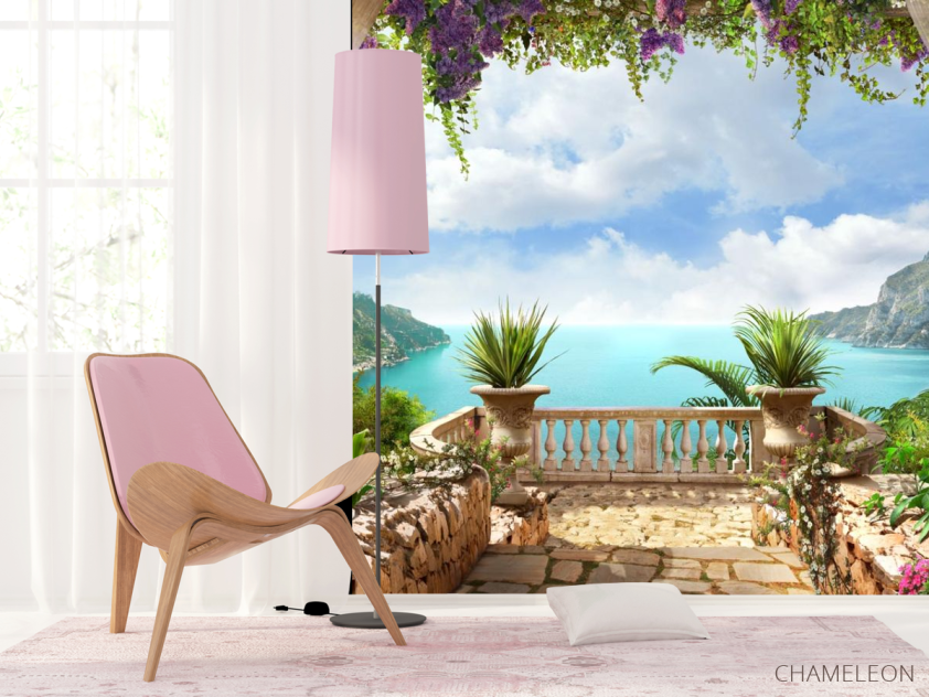 Фотошпалери Вид на море з балкона - 4