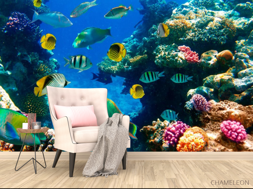 Фотообои Рыбий косяк - 4