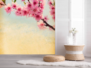 Фотошпалери Гілочка вишневих кольорів - 2