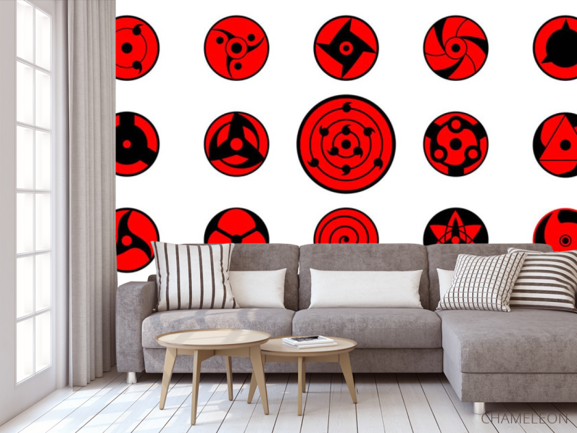 Фотообои Наруто символы - 3