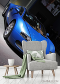 Фотообои синий Bugatti Veyron - 3