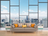 Фотообои Вид из окна на город - 1