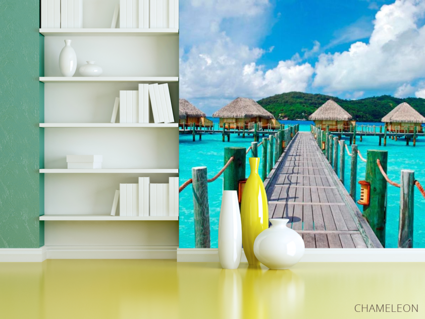 Фотошпалери Місток до хатам - 3