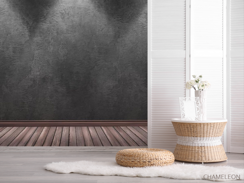 Фотошпалери сіра стіна з підсвічуванням - 2