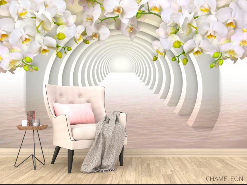 Фотообои Орхидеи 3д - 4