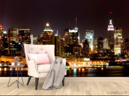 Фотообои Яркая ночная набережная - 4