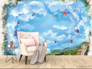 Фотообои воздушные шары - 4