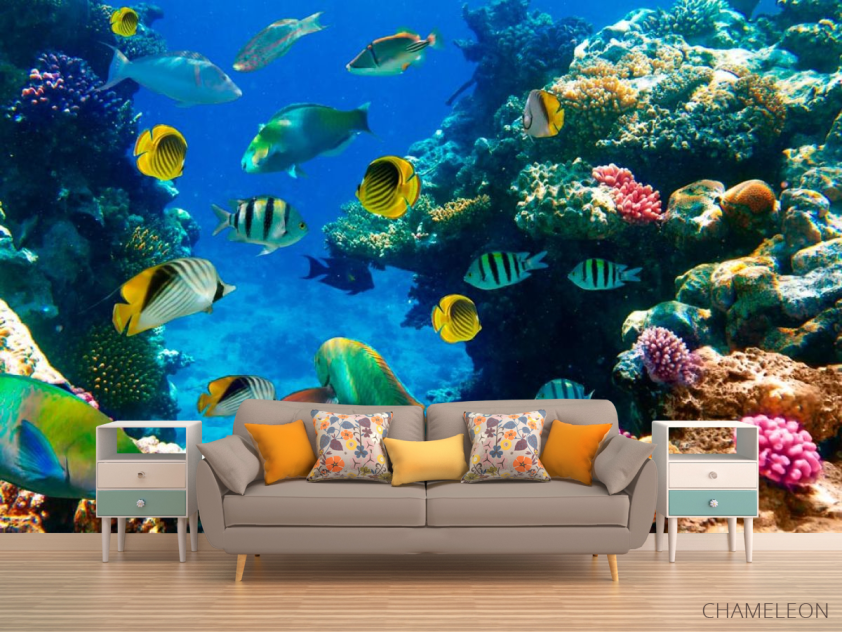 Фотообои Рыбий косяк - 1