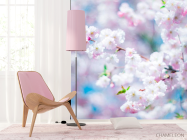 Фотошпалери Білі пушинки кольорів - 4