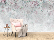 Фотообои Светлые цветы - 4