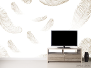 Фотообои Золотое перо - 2