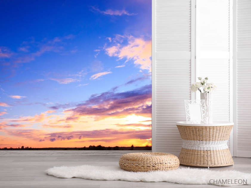 Фотошпалери красиве вечірнє небо - 2