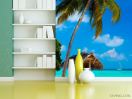 Фотошпалери Пальми і альтанка - 3