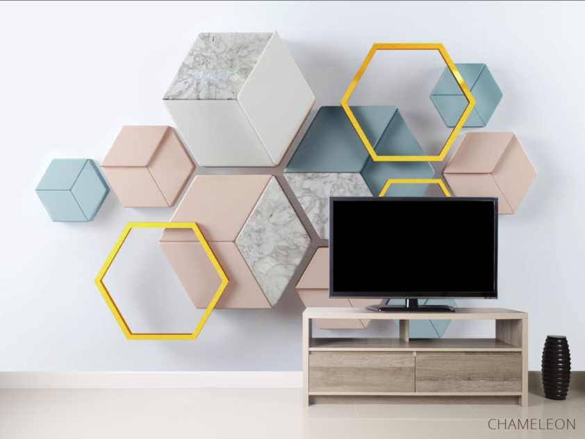 Фотообои 3д, геометрия - 2