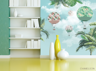 Фотообои Пальмы и воздушные шары - 3