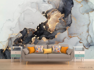 Фотообои Чёрный флюид - 1