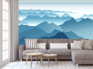 Фотообои синие горы - 3