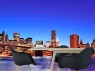 Фотошпалери Міст, набережна,висотки - 1