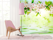 Фотообои Персиковые цветы - 4