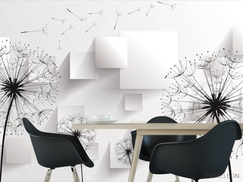 Фотошпалери Векторні кульбаби - 1