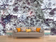 Фотообои 3D цветы - 1