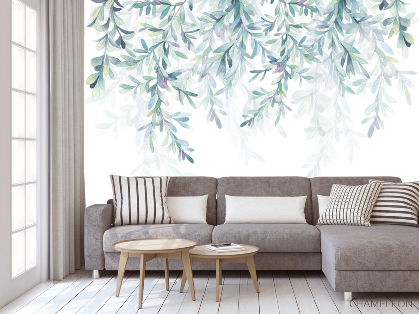 Фотообои Принт с листьями - 3