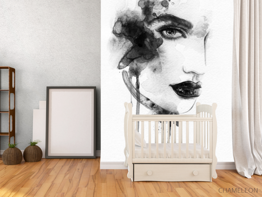 Фотообои Лицо абстракция - 2