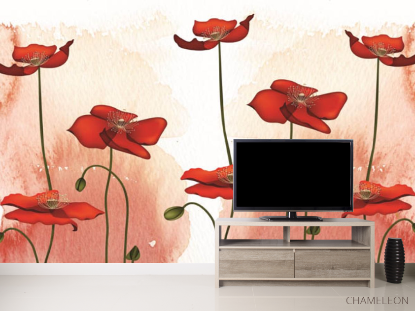 Фотообои маки - 2