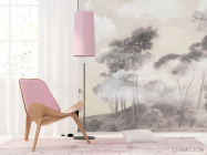 Фотошпалери дерева в тумані - 4