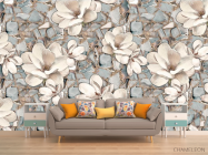 Фотообои Магнолия на фоне мрамора - 1