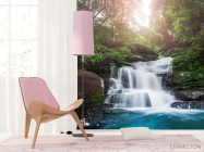 Фотошпалери водоспад кам'яні сходи - 4