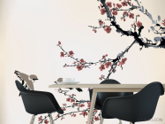 Фотошпалери Векторна гілка сакури - 1