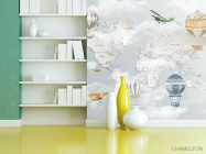 Фотошпалери Дитяча карта - 3