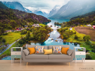 Фотообои пролив между озерами - 1