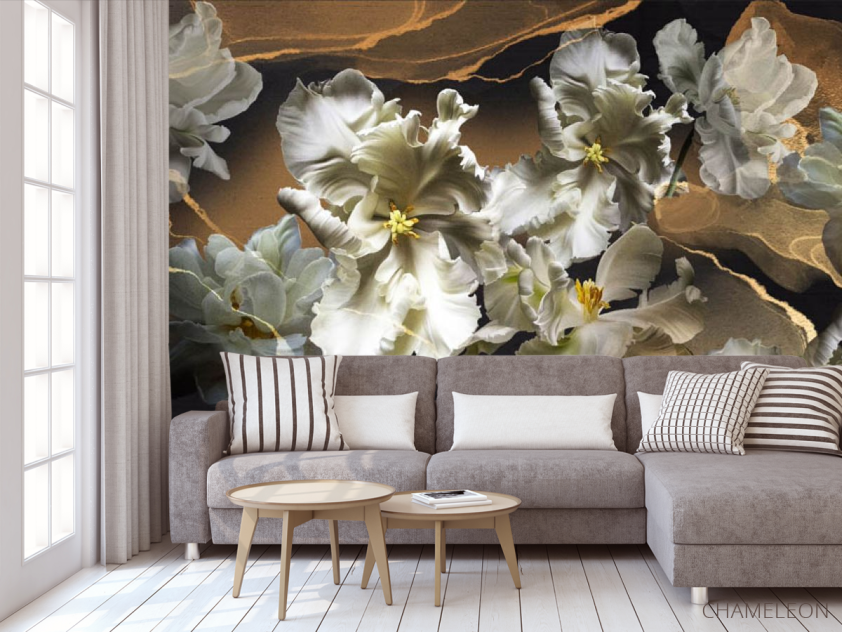 Фотообои Махровые тюльпаны - 3