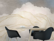 Фотошпалери Небо і абстракція в стилі line art - 1