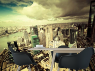 Фотошпалери Будинку, вода, хмари - 1