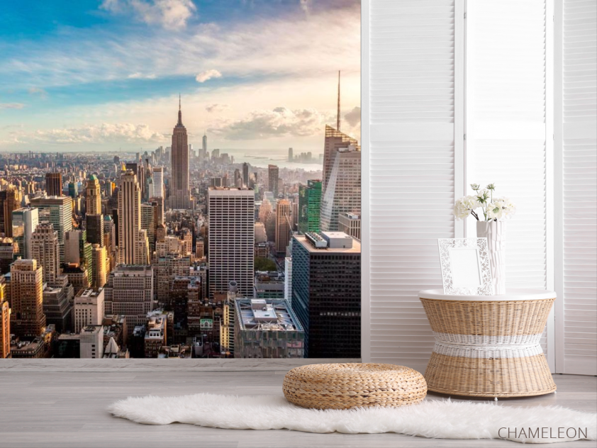 Фотошпалери Вид зверху місто - 2